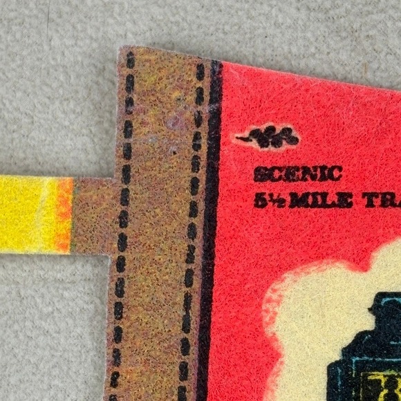 Vintage‎ Collectible Edaville Railroad Pennant Souvenir South Carver MA 25.5 in - Picture 6 of 9